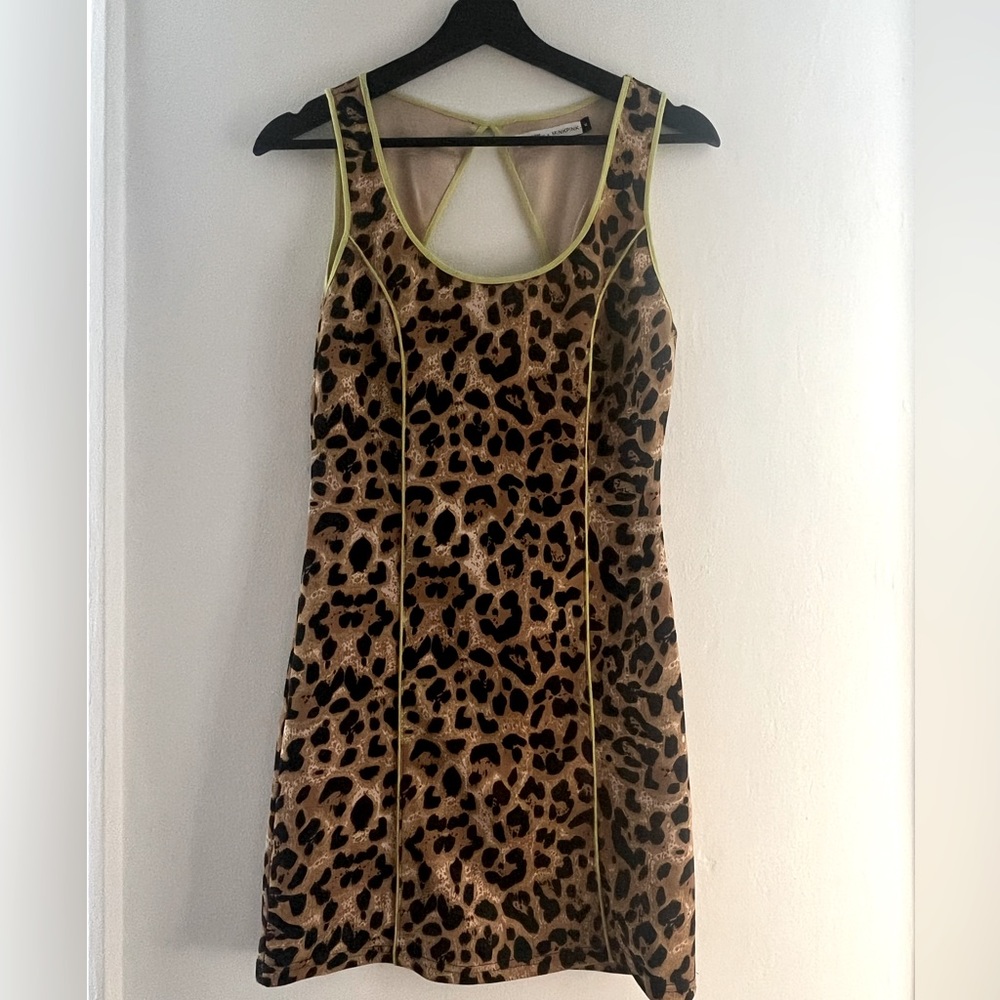 N A S T Y  G A L  + M I N K  P I N K   Leopard Print Dress